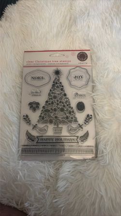Christmas tree stamps
