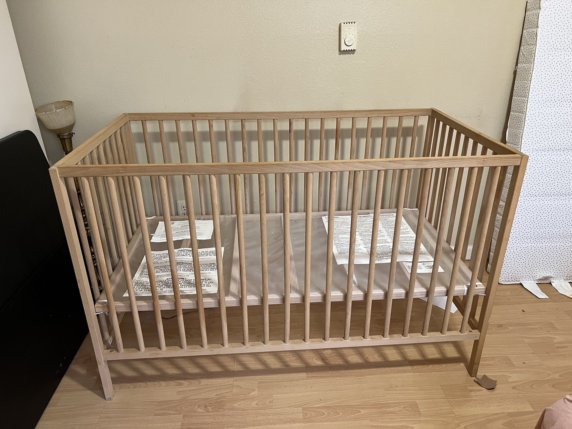 IKEA Baby Crib & Mattress