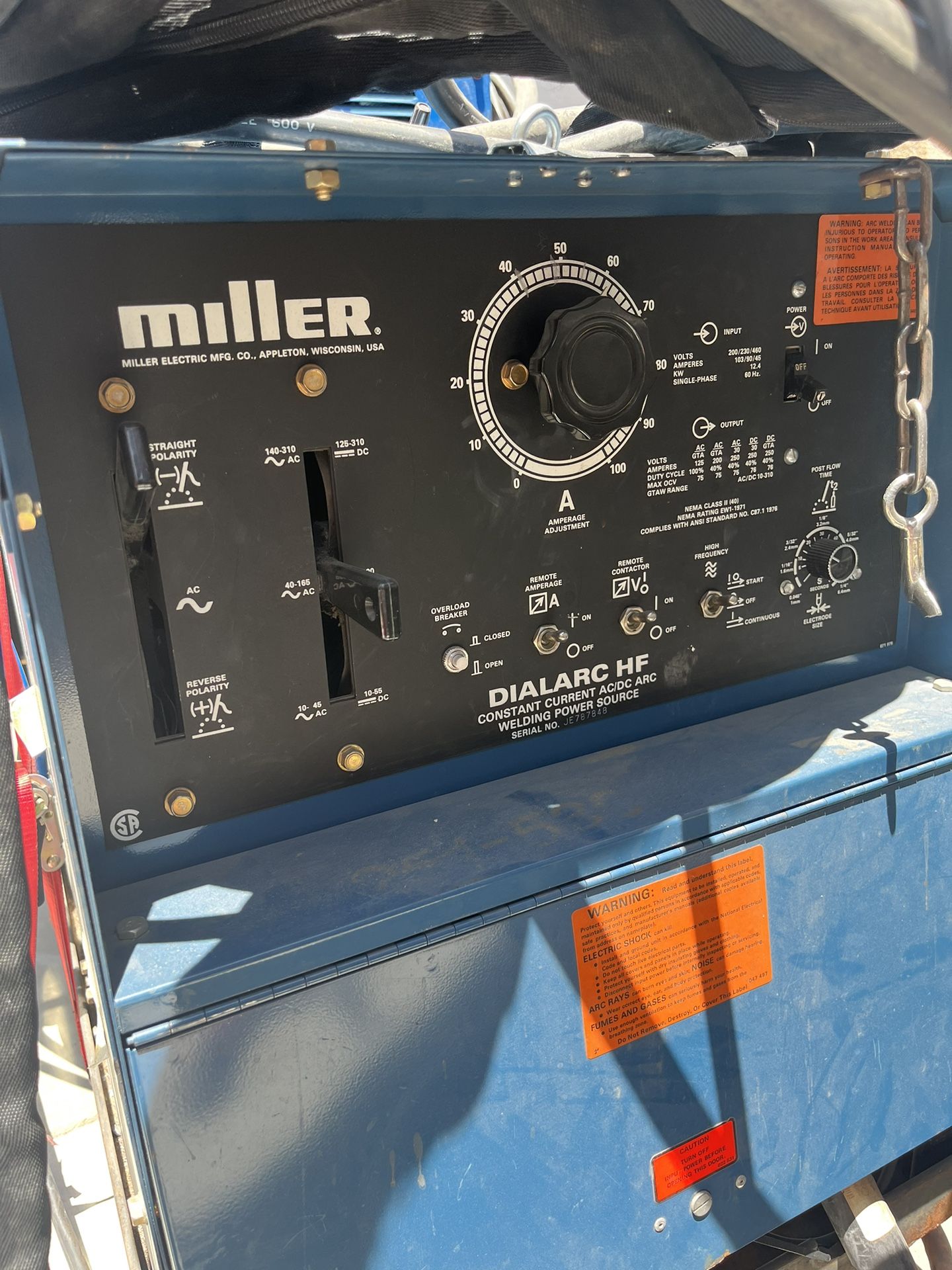 Miller Water Cooled Welding Cart