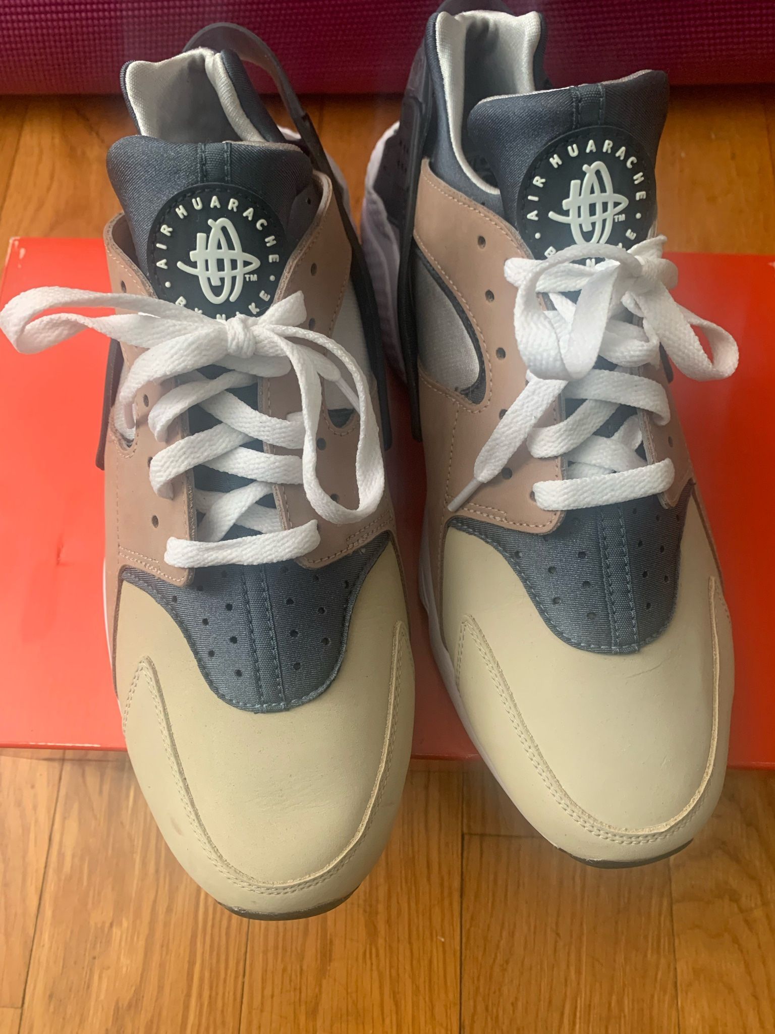 Nike Air Huarache Bisque/Storm Grey/Rope/white Black