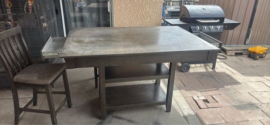 Dark gray Counter Height Dining Table