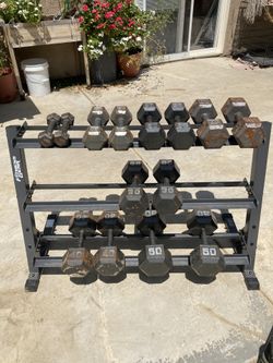 Dumbbells & Rack