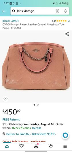 COACH Margot Patent Leather Carryall Crossbody Tote Purse - #F55451 for  Sale in Bakersfield, CA - OfferUp