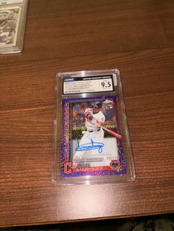 Angel Martinez Rookie Autograph 9.5 Mint
