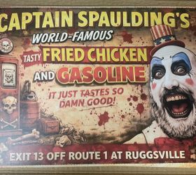 Captain Spaulding's Fried Chicken Sign