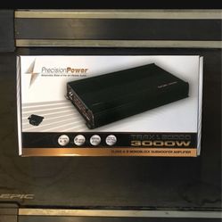 Precision Power 3000 watts amplifier 1 channel bass amp