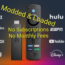 4k HD Streaming Device Modded Fire Programmed Loaded Stick With Best Apps To Stream Everything