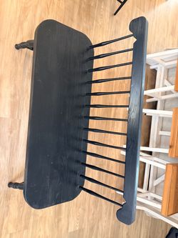 Homemade Windsor style bench.