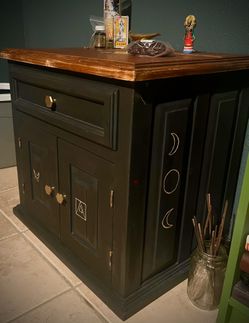 Witchy End Table Altar Side Table