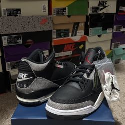 Jordan 3 Levi’s Black Denim 10.5 M
