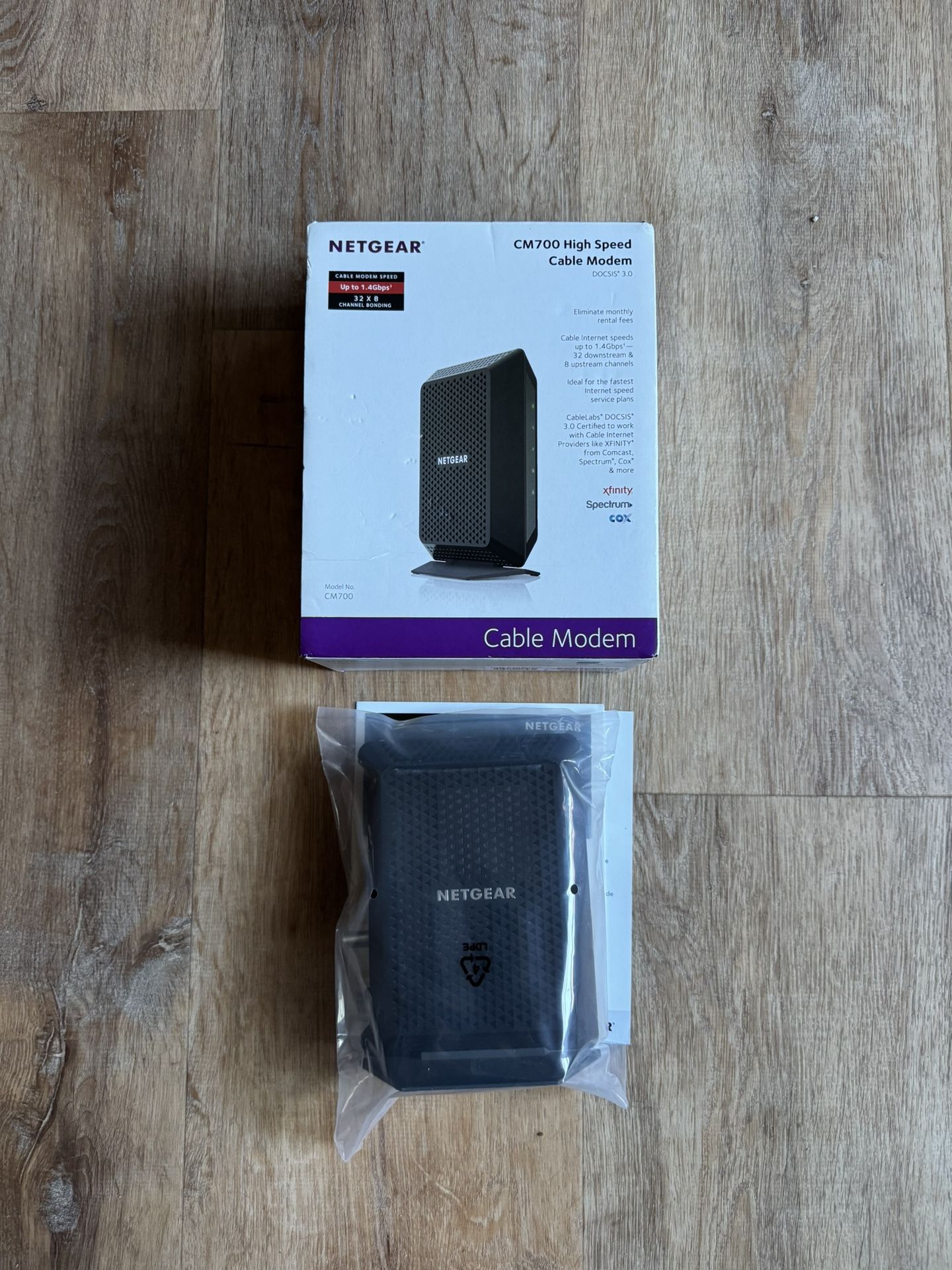 NETGEAR CM700 (32x8) DOCSIS 3.0 Cable Modem (1.4Gbps)