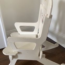 Kids Rocking Chair White