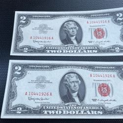 Billetes Nuevos Sello ROJO✅