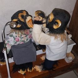 Medical DOCTOR M.D. and Patient MONKEY Diorama