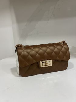 Brown Jelly Bag Crossbody