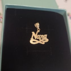 Nana Pendant  (Grandma)  $100. 14k Great For Mother's Day Gift