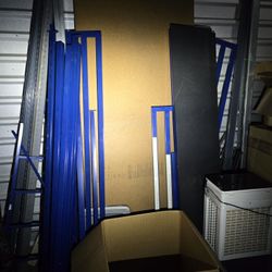 Full Size Bunk Bed, With Desk Underneath