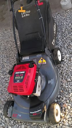 Craftsman 6.0 gold lawn mower discount