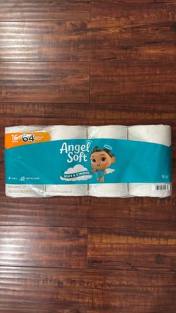 Angel Soft 2 Ply, Soft And Strong, Septic Safe Bathroom Tissue: 16 MEGA Rolls