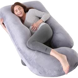 Pregnancy Pillows for Sleeping, U Shaped Full Body Maternity Pillow with Removable Cover - Support for Back, Legs, Belly, HIPS for Pregnant Women,Preg
