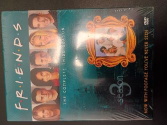 Friends the complete third season DVD box set with "footage you've never seen" (new / sealed)