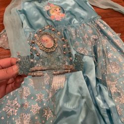 Elsa Dress With Crown For Girl 10-12 | Disney Store