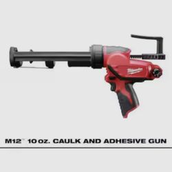 Milwaukee 12V Lithium-lon Cordless 10 oz. Adhesive and Caulk Gun (tool only)