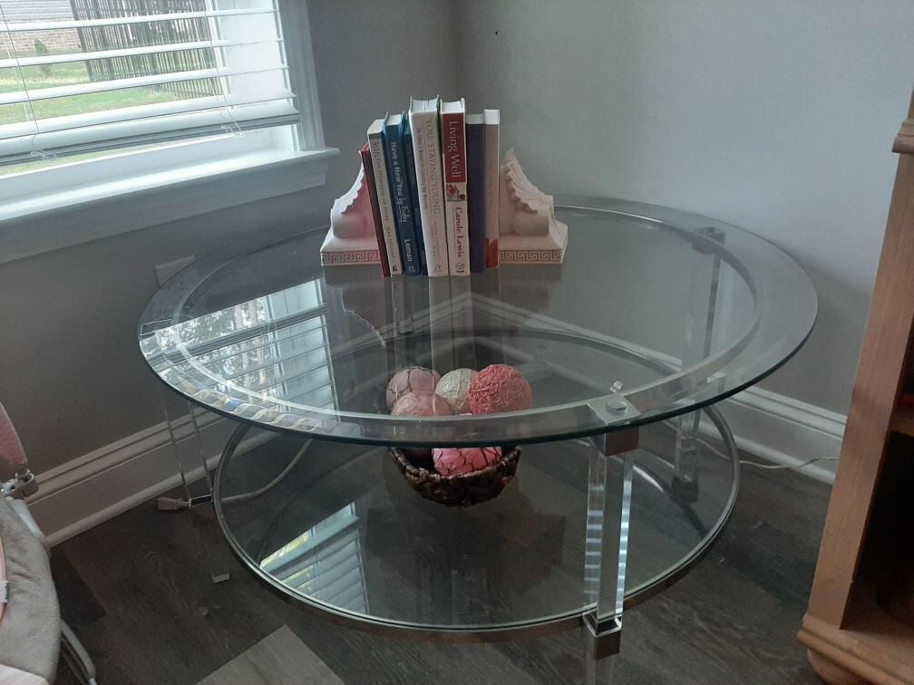 Glass Top Table