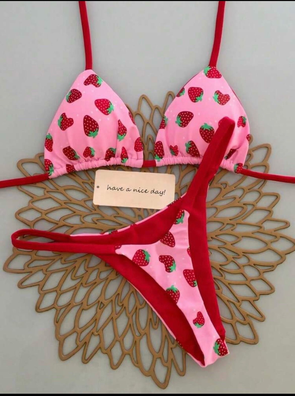 Strawberry bikini