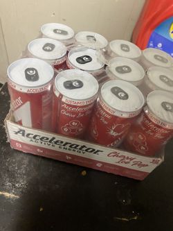 Accelerator Energy Drink Cherry Popsicle 12 Pack