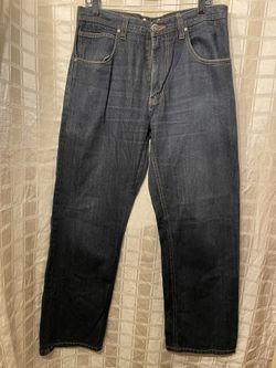 Bootleg Wide Body 34x32 Dark Blue Jeans