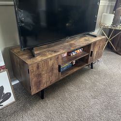 Rustic Brown TV Stand For 55inch Tv