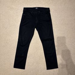 PAIGE Lennox Slim Jeans – Black Shadow – Men’s Size 31 (Like New)