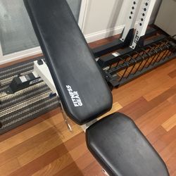Like new Adjustable weight bench