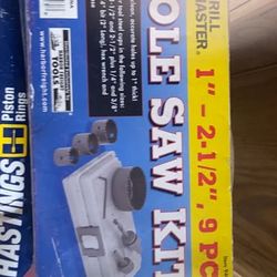 DRILL MASTER 1-2.5 inch 9 PC. Hole Saw Kit