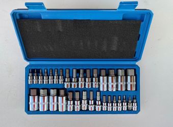 Metric & SAE Combination Hex Bit Socket Set (32-Piece)