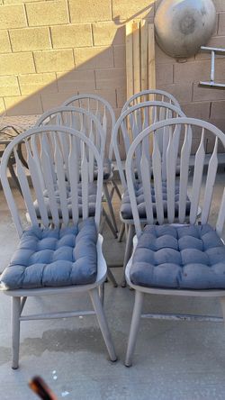 6 chairs for sale