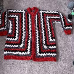 Handmade Crocheted Cardigan