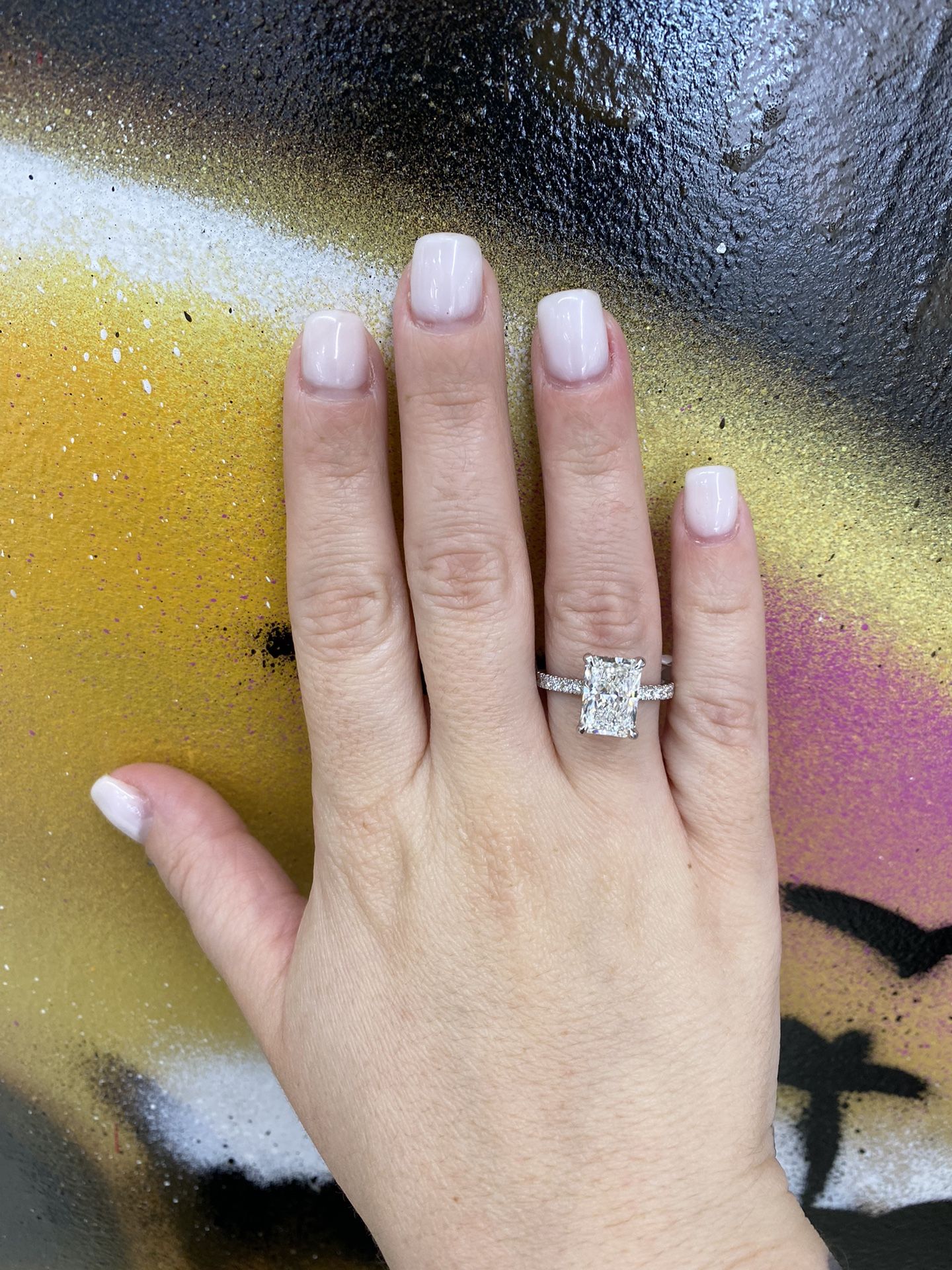 14k LAB DIAMOND RING
