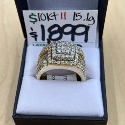 10kt Men’s Diamond Ring 