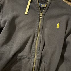 Navy Blue Polo Hoodie