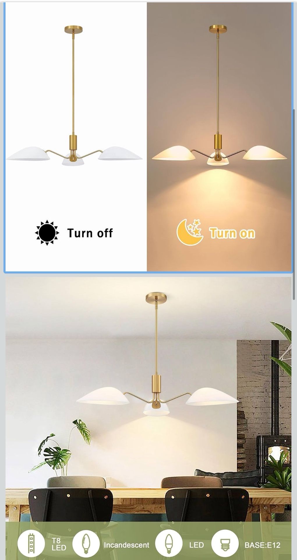 Glass Shade Ceiling Light