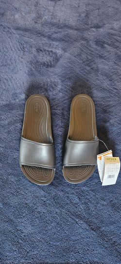 Crocs Slides Unisex Size 10 Women's Or Size 8.5 For Men's New