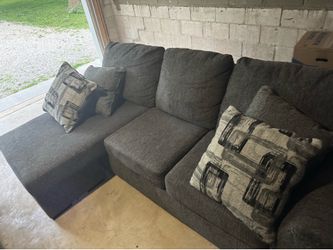 Gray L Shaped Couch