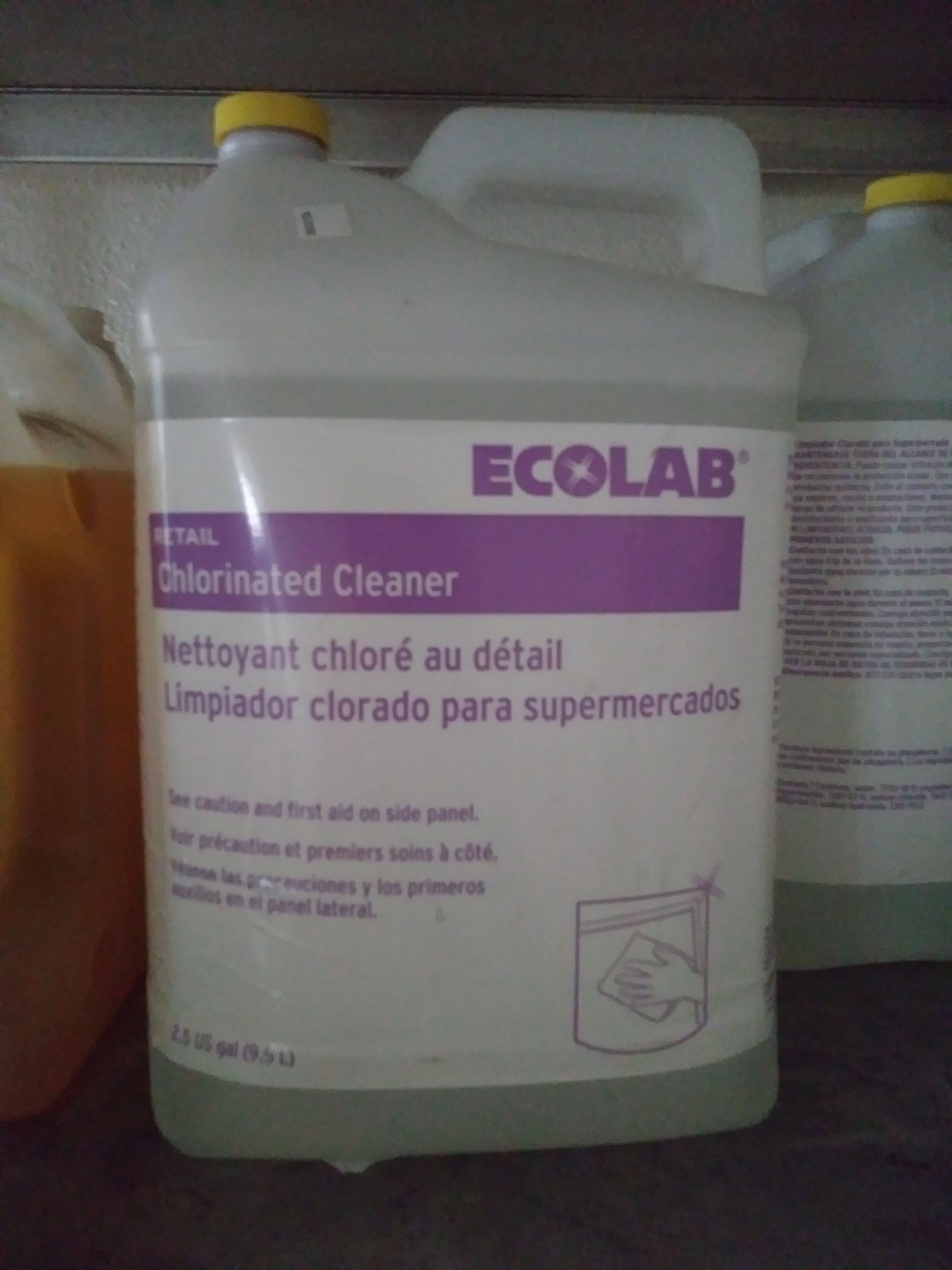 ECOLAB CHLORINATED CLEANER 2.5 GAL -CLEANER