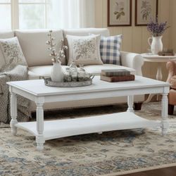 White Coffee table