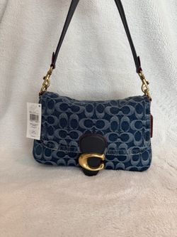 Coach Blue Denim Tabby