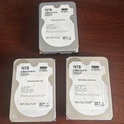 16TB hard drive