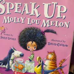 Speak up, Molly Lou Mellon book