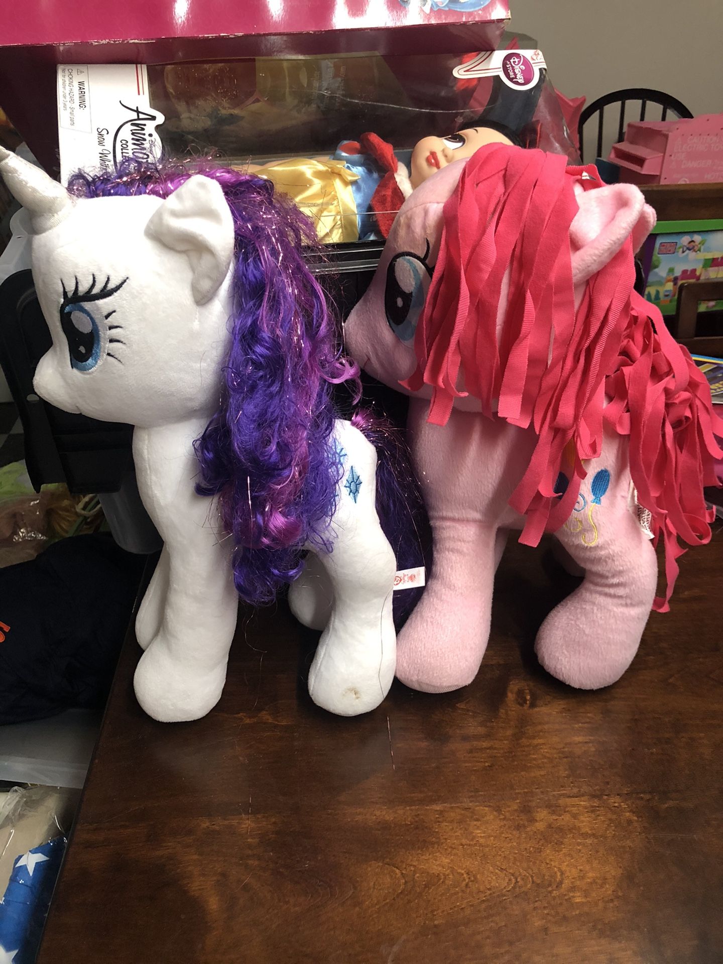 My Little Pony plushies Rarity and Pinkie Pie doll